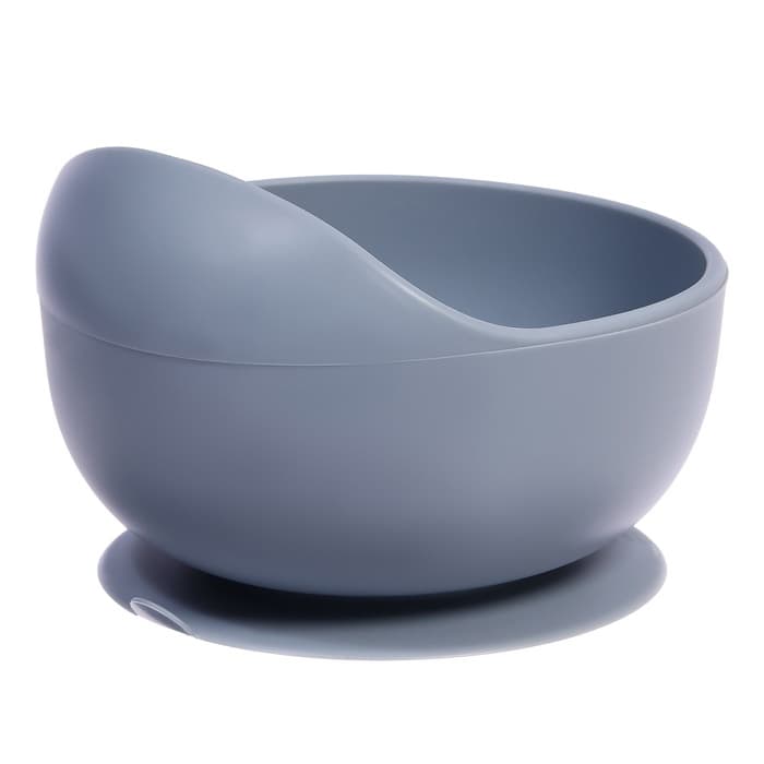 Набор для кормления, силикон, цвет серый