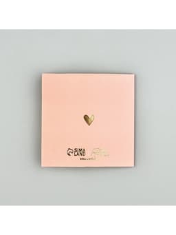 Открытка с конвертом «Я тебя люблю», тиснение, 7×7 см