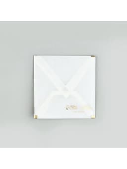 Открытка с конвертом «Я тебя люблю», тиснение, 7×7 см