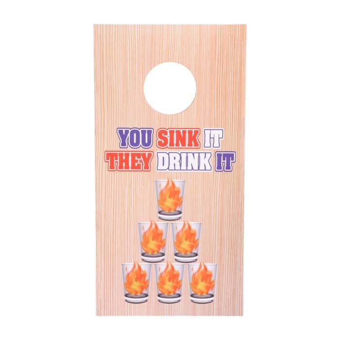 Игра Корнхол алкогольная, 8 подушек, 4 стопки, поле 25.2×12.5×6 см