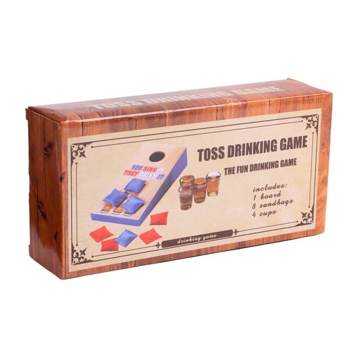 Игра Корнхол алкогольная, 8 подушек, 4 стопки, поле 25.2×12.5×6 см