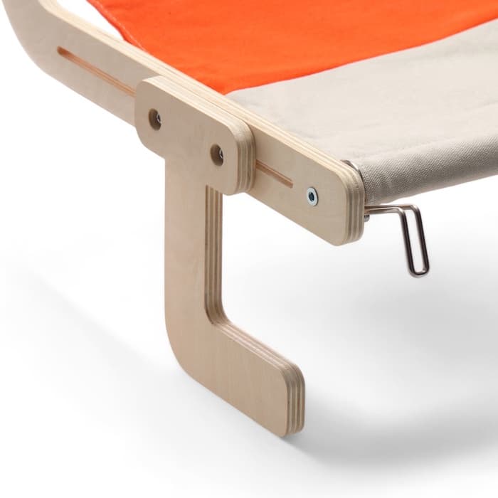 Гамак для кошки на кровать, 45×35×16 см, вес до 15 кг, бежевый, оранжевый