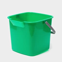 Ведро для уборки, 5.6 л, 22×23×18.7 см, зелёное