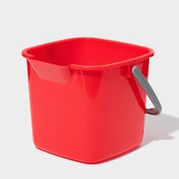 Ведро для уборки, 2.8 л, 17.6×18.5×15 см, красное
