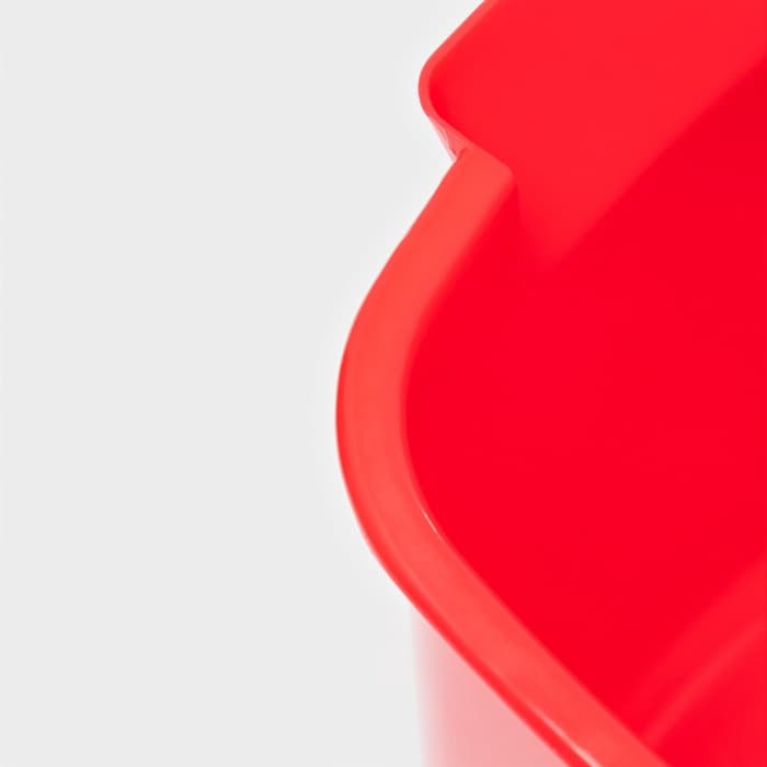 Ведро для уборки, 2.8 л, 17.6×18.5×15 см, красное