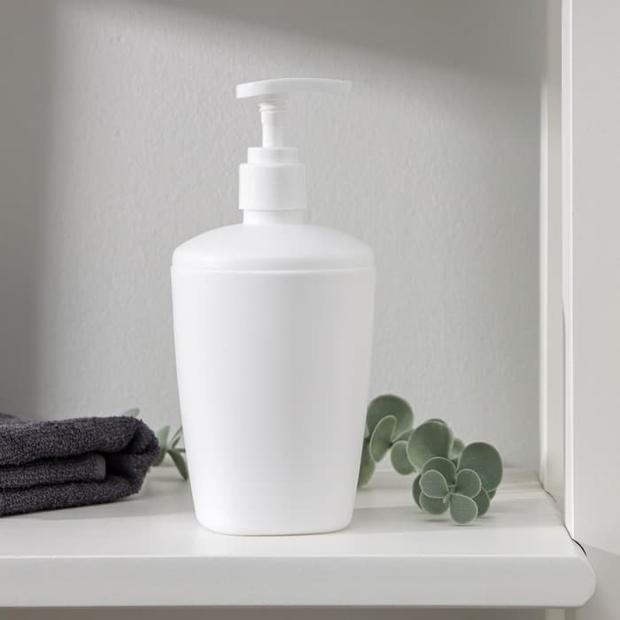 Дозатор для жидкого мыла Aqua, 300 мл, снежно-белый