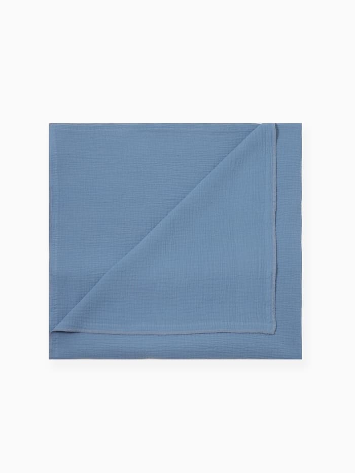 Пелёнка двухслойная «Крошка Я» Ocean, 130×100 см, хлопок 100%, синяя