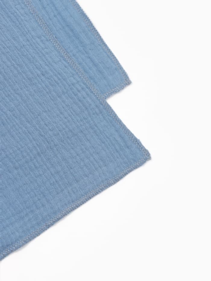 Пелёнка двухслойная «Крошка Я» Ocean, 130×100 см, хлопок 100%, синяя