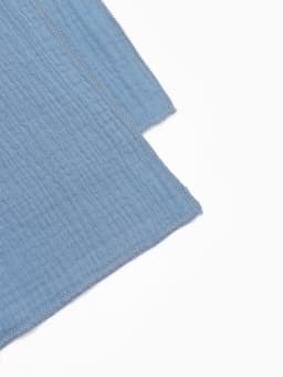 Пелёнка двухслойная «Крошка Я» Ocean, 130×100 см, хлопок 100%, синяя