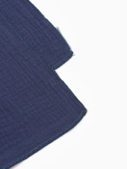 Пелёнка двухслойная «Крошка Я» Ocean, 130×100 см, хлопок 100%, синяя