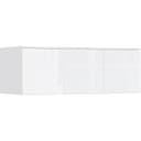 Антресоль для трёхдверного шкафа «Норд», 1200×510×418 мм, цвет белый глянец