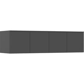 Антресоль для четырёхстворчатого шкафа «Норд», 1600×510×418 мм, цвет графит