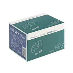 Кран для бытовых приборов ZEIN, 1/2" × 1/2", угловой, двойной, хром