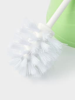 Ёршик для унитаза Aqua, 13×13×36 см, с подставкой, салатовый