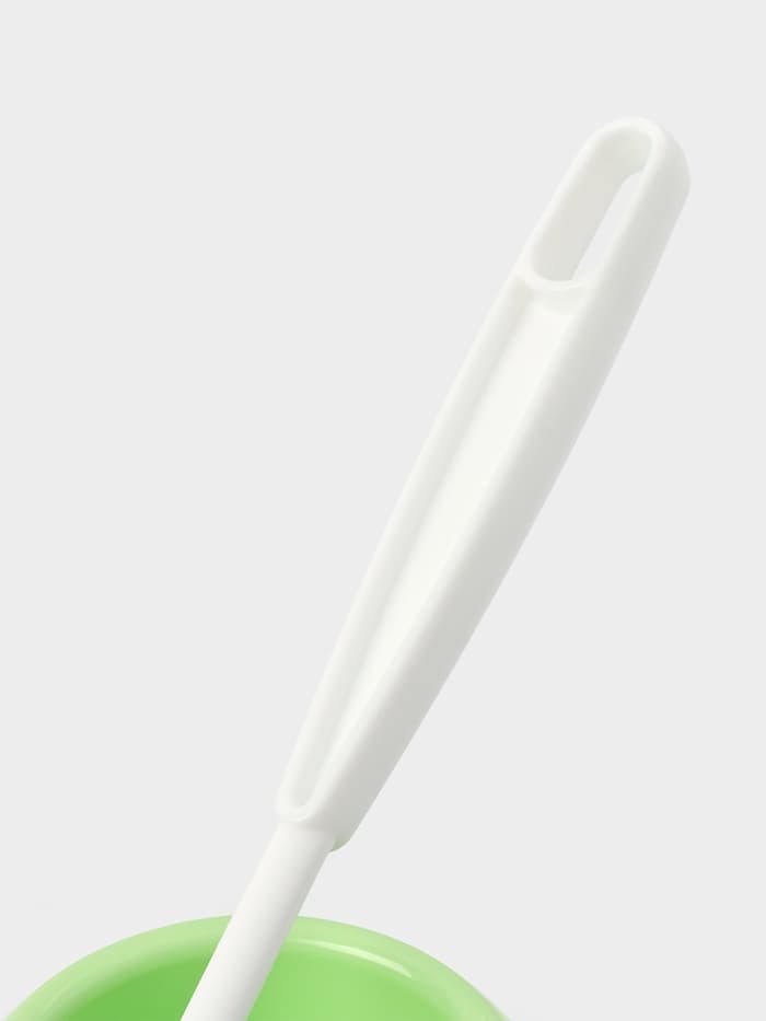 Ёршик для унитаза Aqua, 13×13×36 см, с подставкой, салатовый