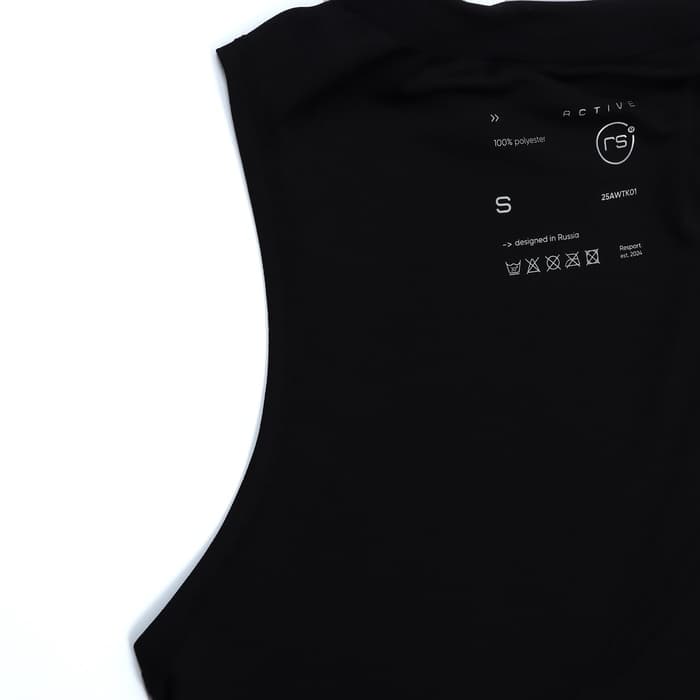 Майка мужская Resport, бифлекс, размер S (46), чёрная