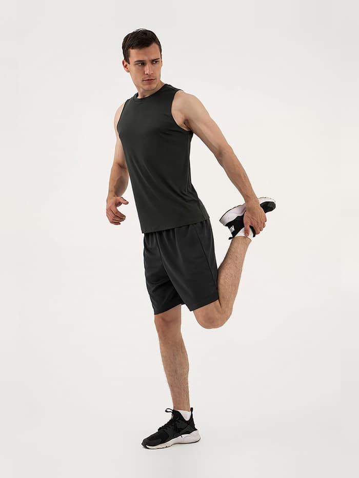 Майка мужская Resport, размер 52, цвет зелёный, серый