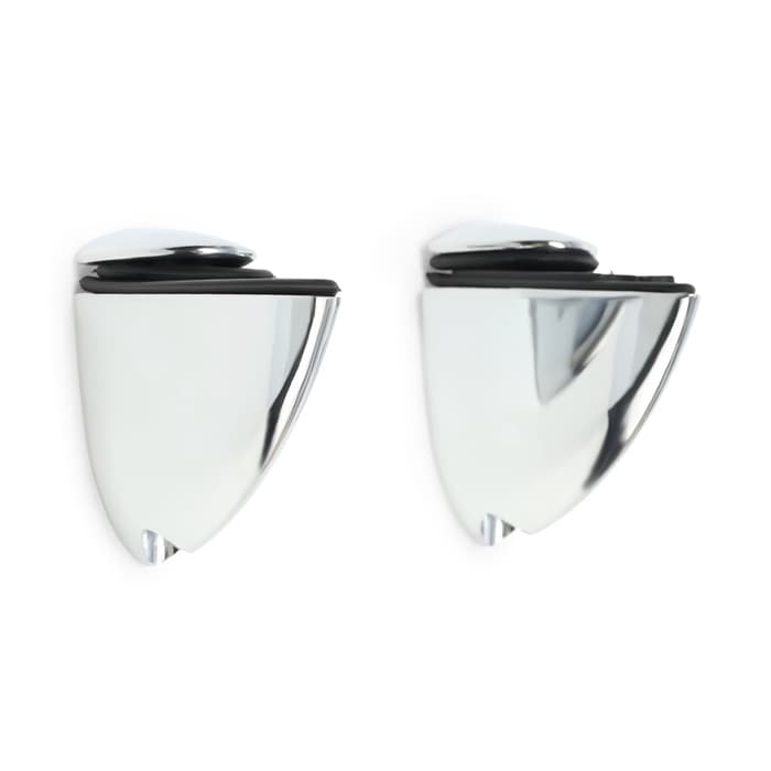 Полкодержатель CAPPIO «Пеликан», 41×40×23 мм, 2 шт., цвет хром