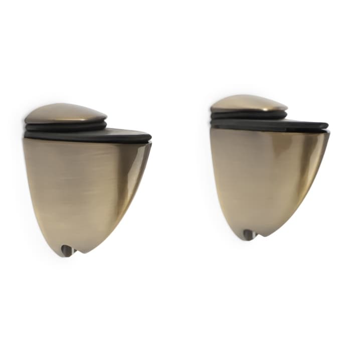 Полкодержатель CAPPIO «Пеликан», 41×40×23 мм, 2 шт., цвет бронза