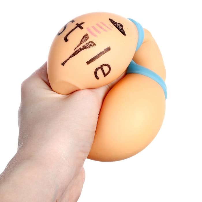 Антистресс мялка «Тропический релакс», с пастой, набор 3 шт., 18+, МИКС