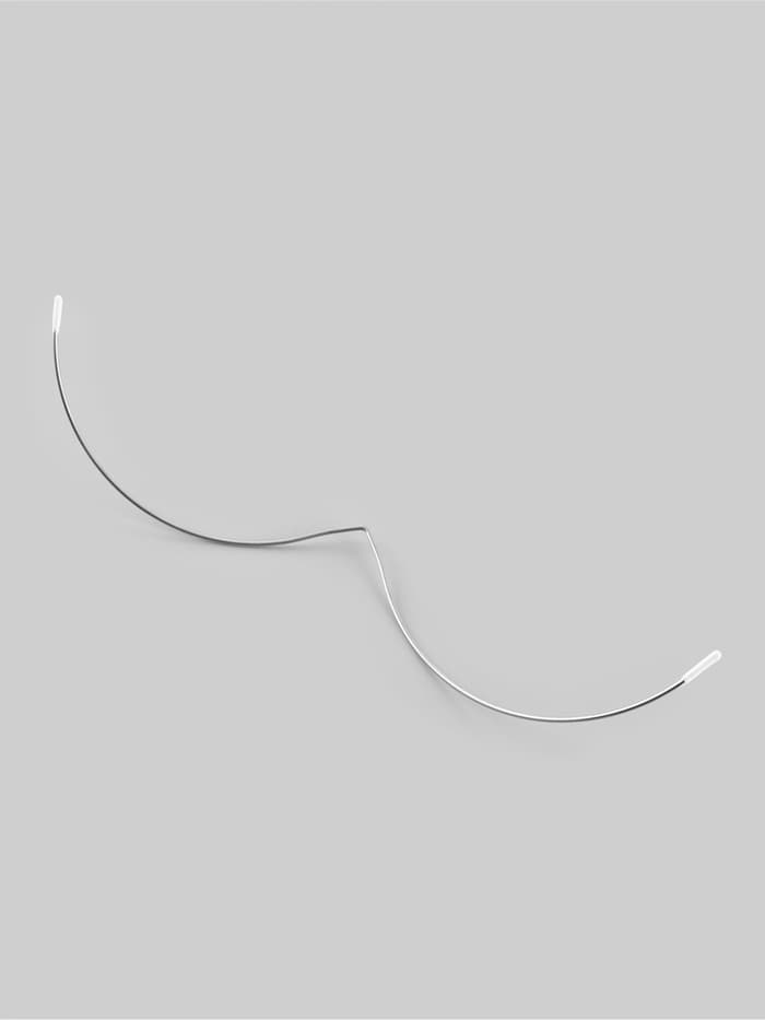 Монокость для бюстгальтера, 180 + 180 мм, цвет серебряный