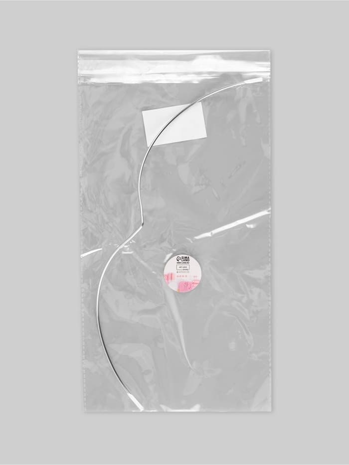 Монокость для бюстгальтера, 190 + 190 мм, цвет серебряный