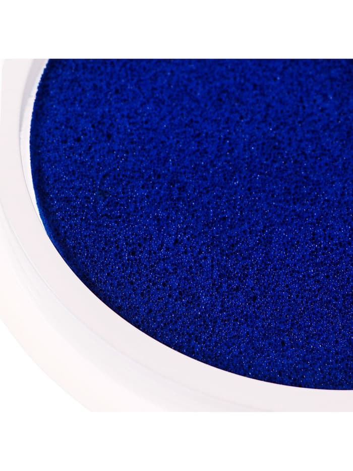 Краска пальчиковая, на водной основе, с губкой, синий