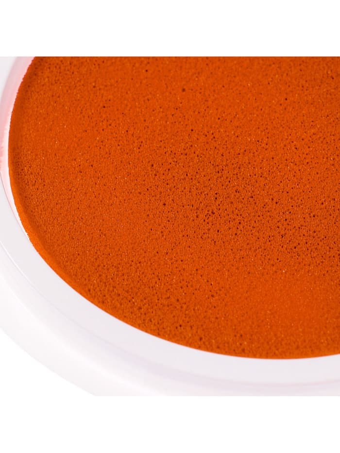 Краска пальчиковая, на водной основе, с губкой, оранжевый