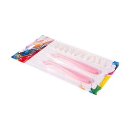 Набор мастихинов для растирки 2 штуки, с дополнительными насадками, ластиками, 10 штук