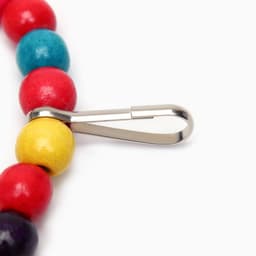 Качели для птиц, 15 см, с деревянной жёрдочкой, цвет МИКС