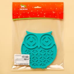 Коврик для лизания, 15×16 см, на присосках, зелёный