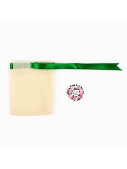 Мешочек подарочный из хлопка «С 8 марта», 10×12 см ± 1.5 см