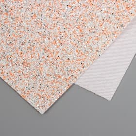 Лист для творчества искусственная кожа «Блёстки», бело-оранжевый лист 33×20 см, толщина 1.6 мм