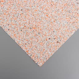 Лист для творчества искусственная кожа «Блёстки», бело-оранжевый лист 33×20 см, толщина 1.6 мм