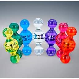 Набор магнитов, 24 штуки для доски «Пешки», 11×17 мм, 7 цветов