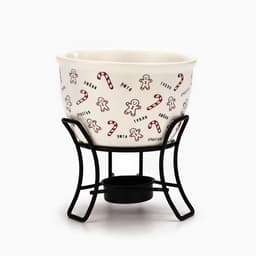 Фондю новогоднее керамическое «Счастья», 2 шпажки