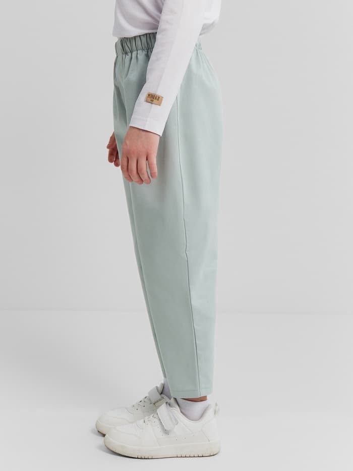 Джинсы для мальчика MINAKU: Jeans collection, светло-зелёные, рост 134 см