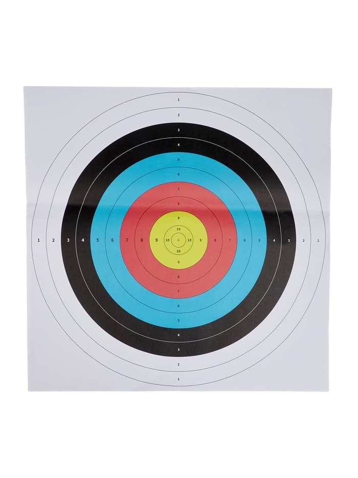Набор мишеней для стрельбы, 10 шт., 60 см, бумажные, цветная печать