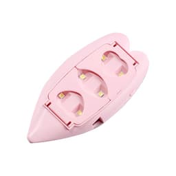 Лампа для маникюра LUF-09, UV/LED, 6 диодов, 6 Вт, USB, розовая
