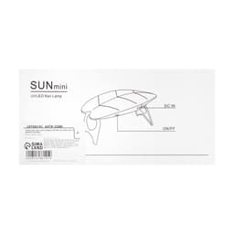 Лампа для маникюра LUF-09, UV/LED, 6 диодов, 6 Вт, USB, розовая