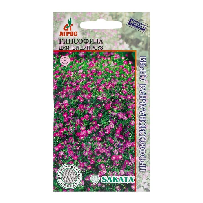 Семена Гипсофила «Джипси Дип Роуз», 5 шт., Sakata, «Агрос»