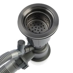 Сифон для мойки AFLORN AF90101F-1, 3 1/2", черный