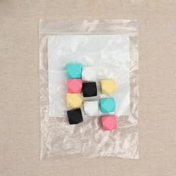 Набор бусин для макраме «Шестиугольник», d=17 мм, силикон, 10 шт.