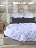 Пододеяльник 2-спальный «Этель» Marble, 180×220 см, перкаль