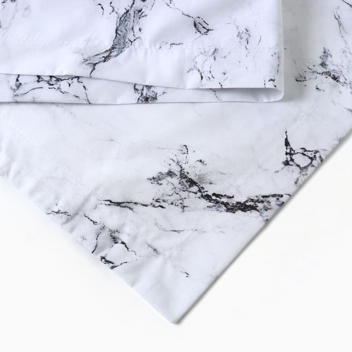 Наволочки «Этель» Marble, 70×70+3 см, комплект 2 шт., перкаль, хлопок 100%