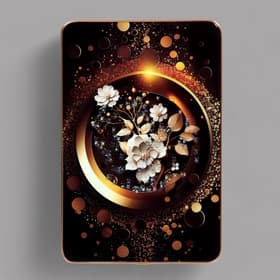 Картина акрил «Цветочная абстракция», 30×20 см