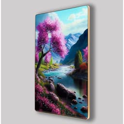 Картина акрил «Сакура летнее утро», 60×39.5 см