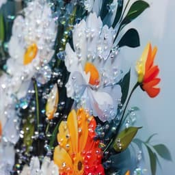 Картина акрил «Цветочная композиция», 60×39.5 см