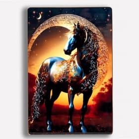 Картина акрил «Лунный конь», 60×39.5 см
