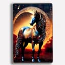 Картина акрил «Лунный конь», 60×39.5 см